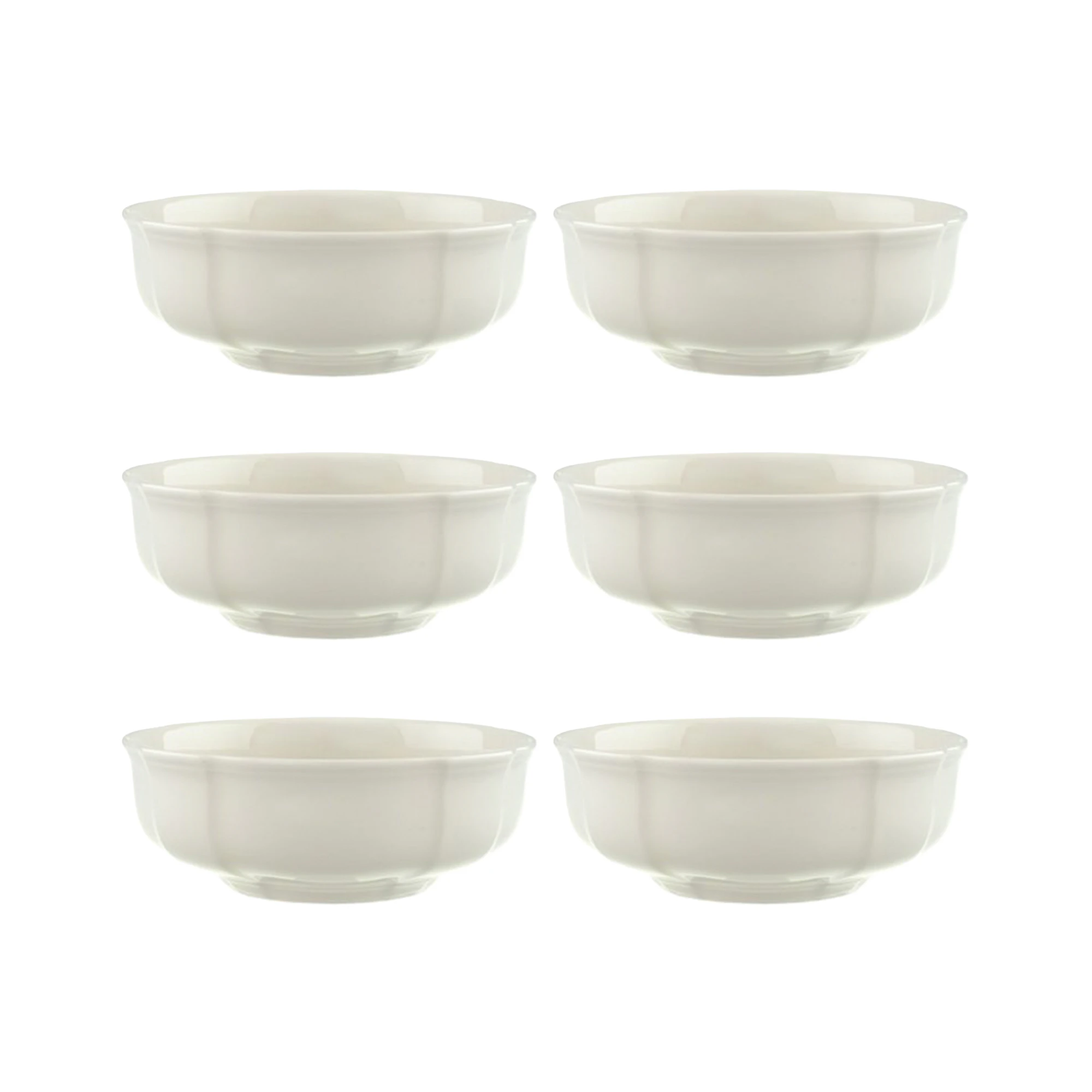 Villeroy & Boch Manoir Sk&aring;l 15 Cm 6-pak - Serveringssk&aring;le Porcel&aelig;n Hvid - 1023963900X6