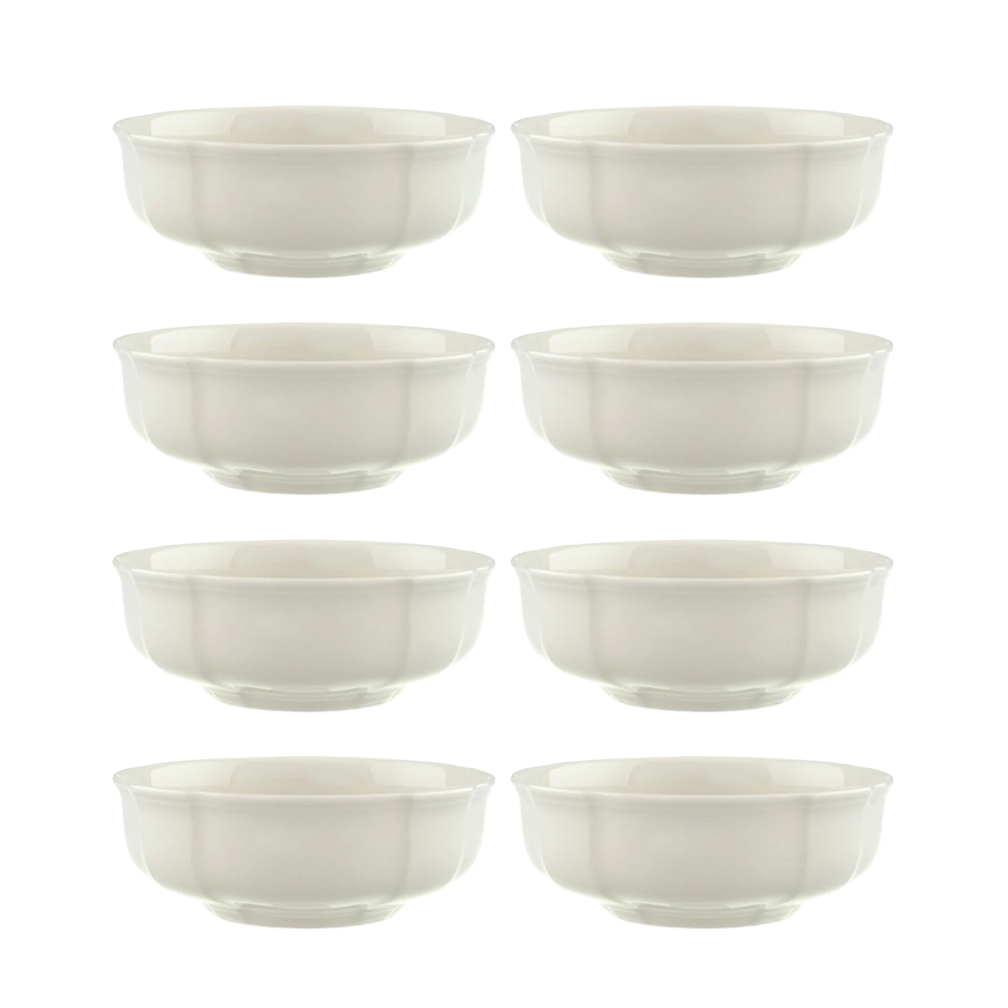 Villeroy & Boch Manoir Sk&aring;l 15 Cm 8-pak - Serveringssk&aring;le Porcel&aelig;n Hvid - 1023963900X8