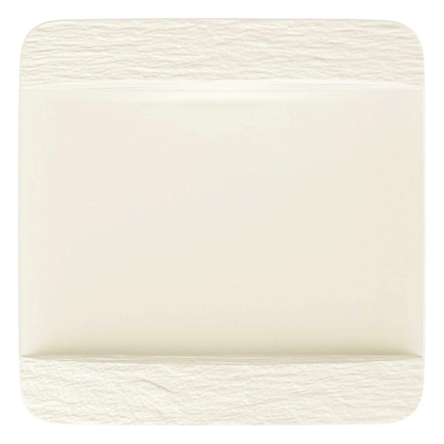 Villeroy & Boch Manufacture Rock Firkantet Tallerken 28 Cm - Middagstallerkner Porcel&aelig;n Hvid - 10-4240-2610