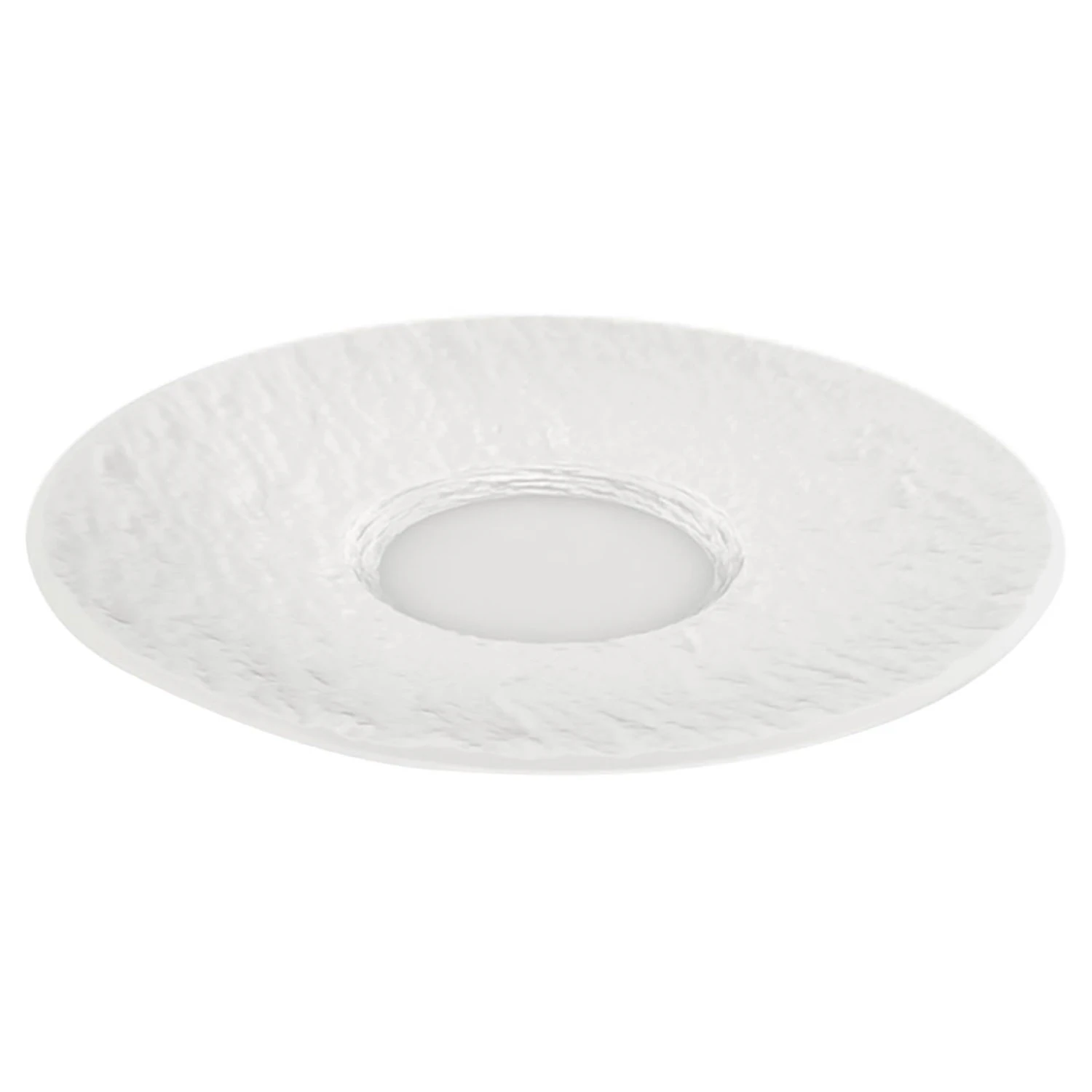 Villeroy & Boch Manufacture Rock Kaffeunderkop 15,5 Cm - Kagetallerken & Desserttallerken Porcel&aelig;n Hvid - 10-4240-1310