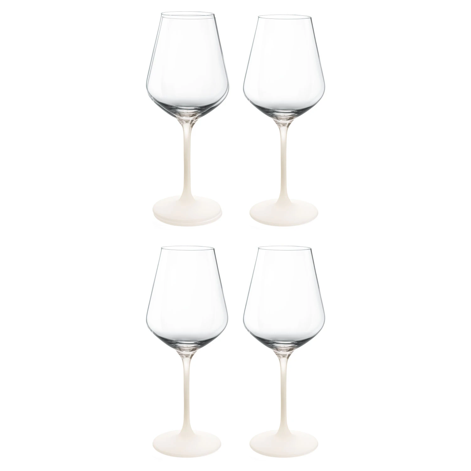 Villeroy & Boch Manufacture Rock R&oslash;dvinsglas 47 Cl 4-pak t - Vinglas Krystalglas Hvid - 1137998110