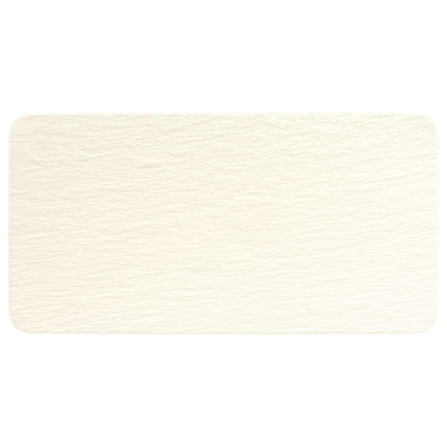 Villeroy & Boch Manufacture Rock Serveringsfad Hvid 35 Cm - Serveringsfad Porcel&aelig;n Sort - 10-4240-2281