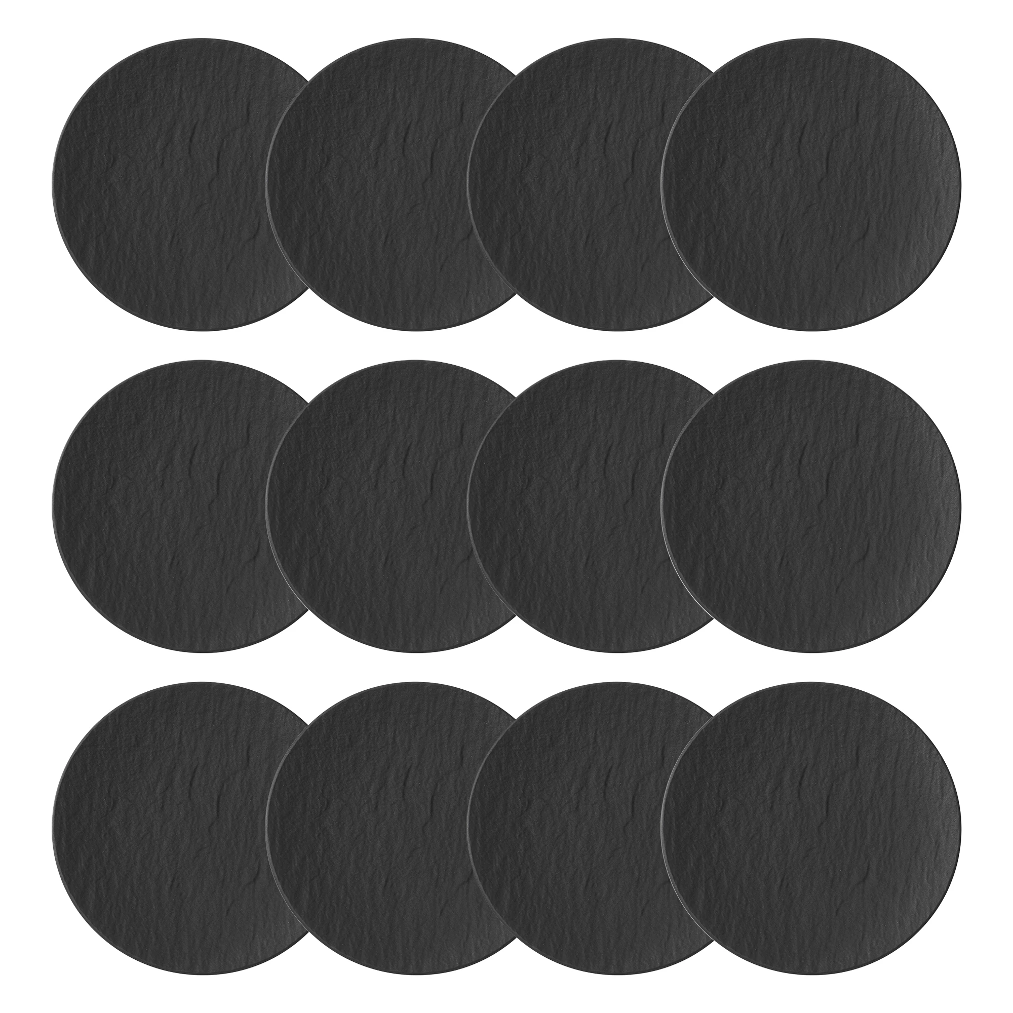 Villeroy & Boch Manufacture Rock Sidetallerken 15 Cm 12-pak - Asietter Porcel&aelig;n Sort - 10-4239-2660X12