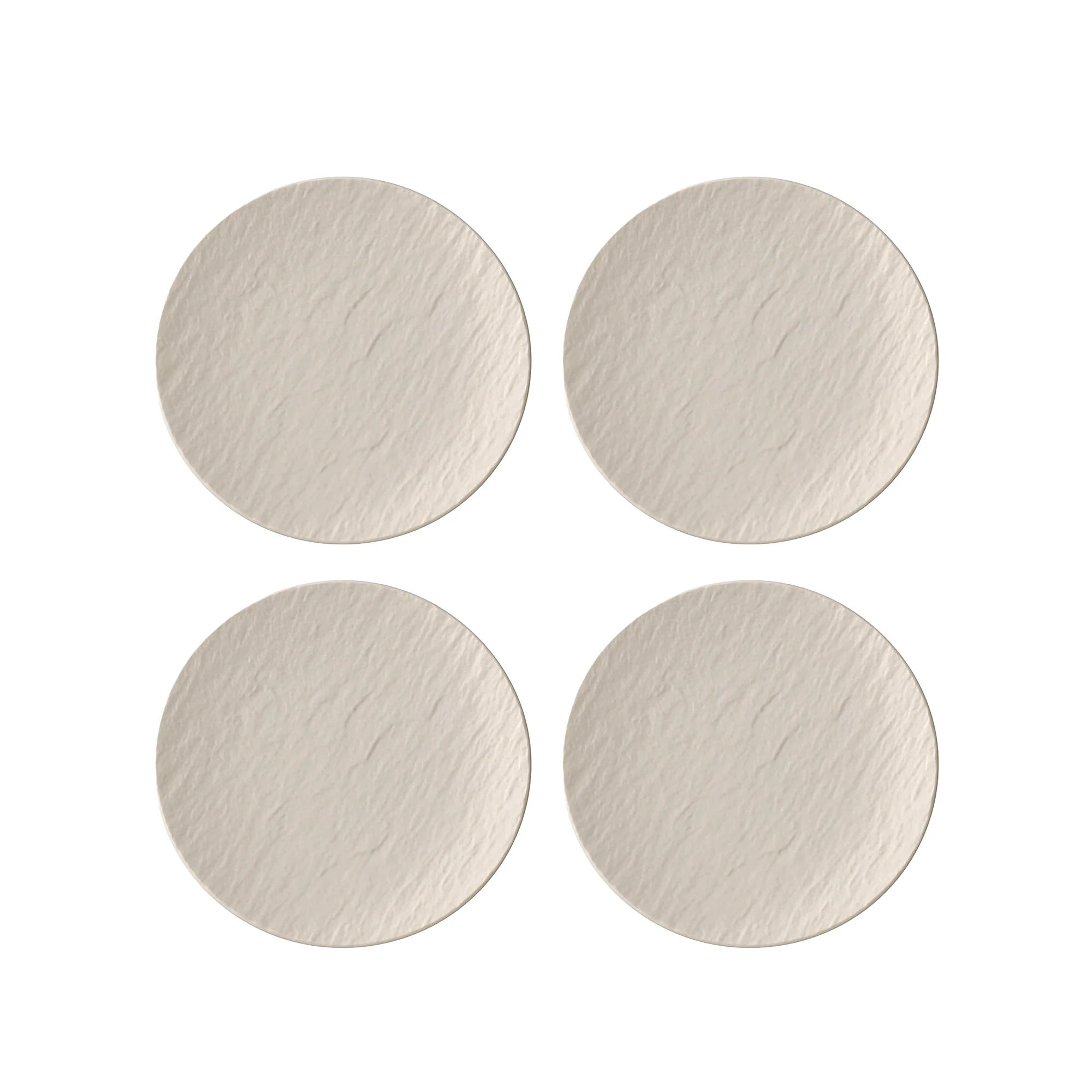 Villeroy & Boch Manufacture Rock Sidetallerken 15,5 Cm 4-pak - Asietter Porcel&aelig;n Hvid - 10-4240-2660X4