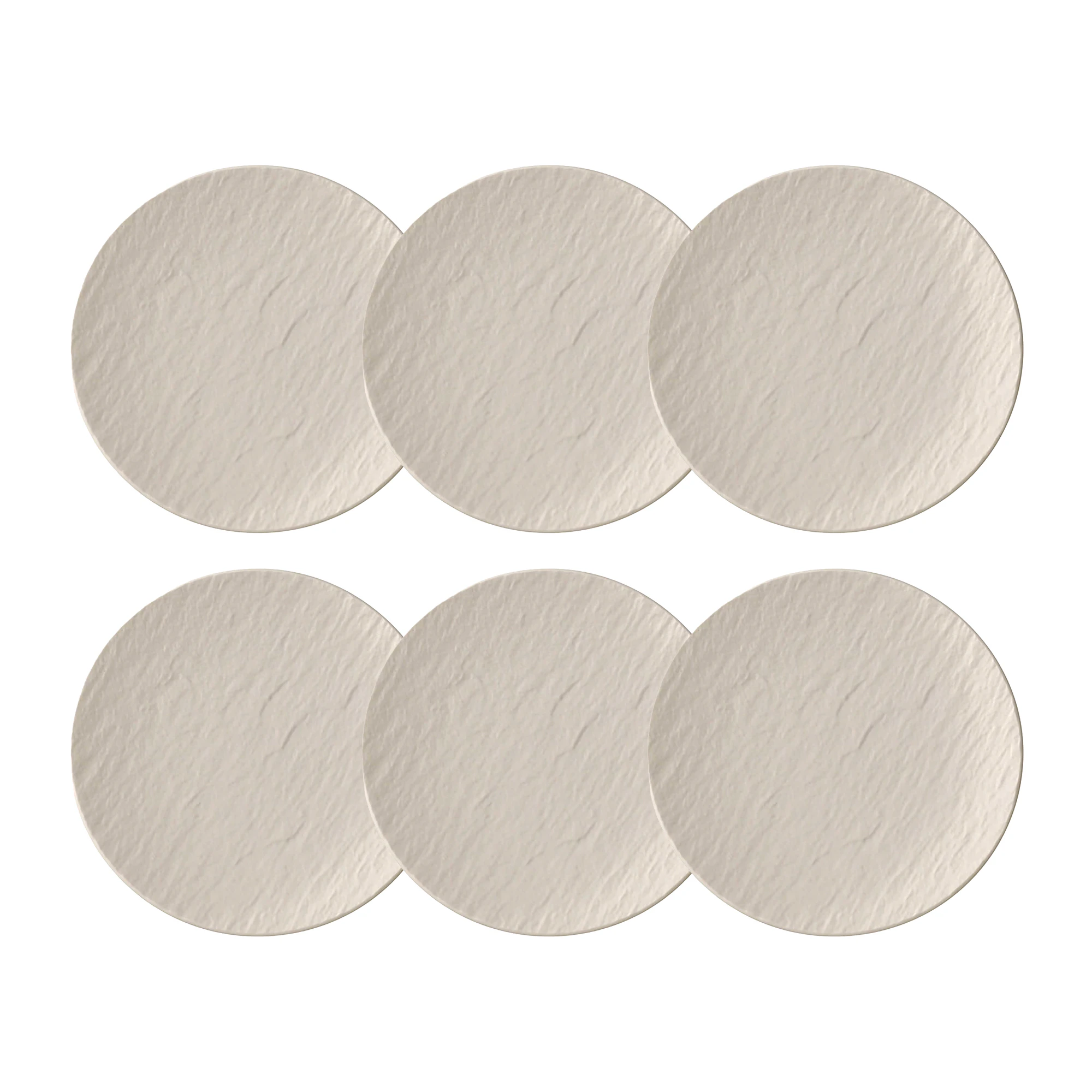 Villeroy & Boch Manufacture Rock Sidetallerken 15,5 Cm 6-pak - Asietter Porcel&aelig;n Hvid - 10-4240-2660X6