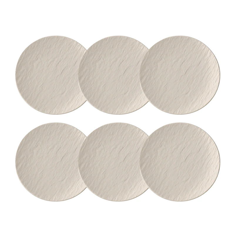 Manufacture Rock Sidetallerken 15,5 cm 6-pak, Hvid
