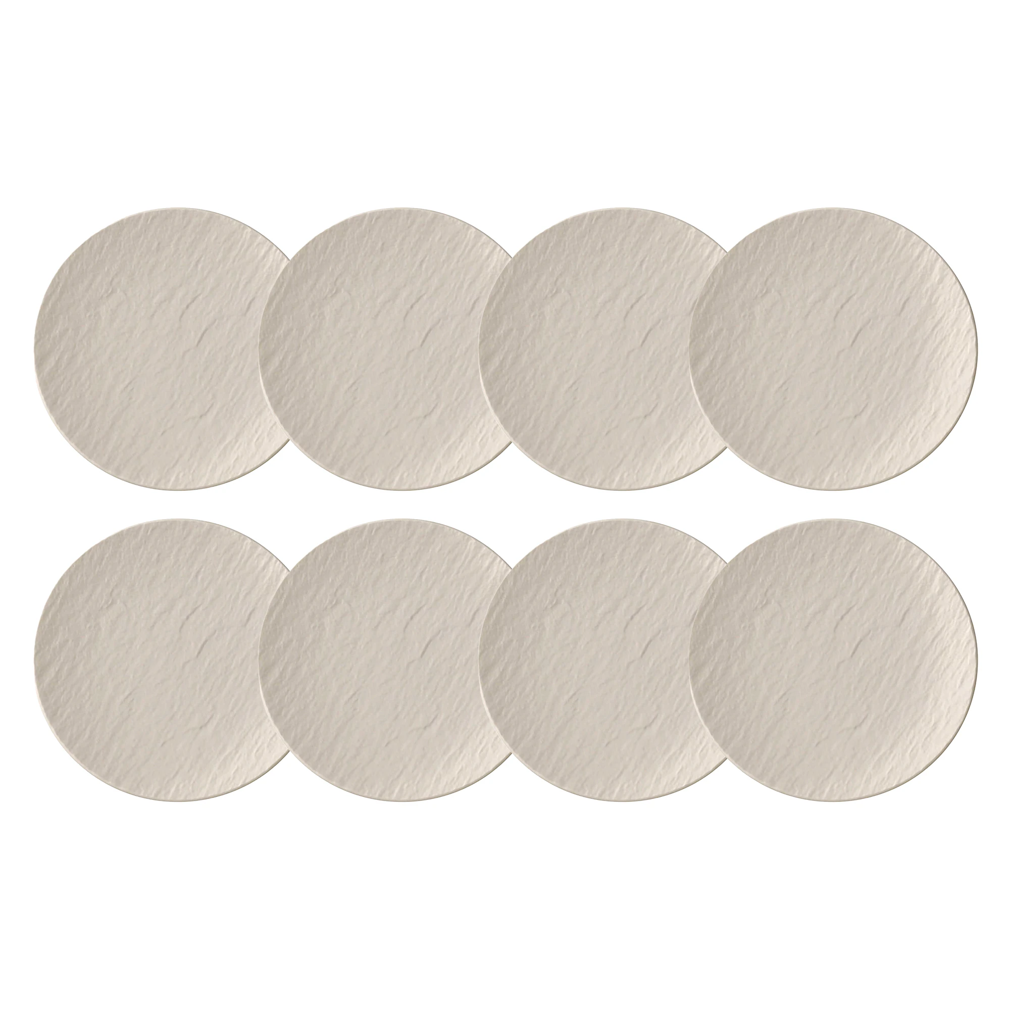 Villeroy & Boch Manufacture Rock Sidetallerken 15,5 Cm 8-pak - Asietter Porcel&aelig;n Hvid - 10-4240-2660X8