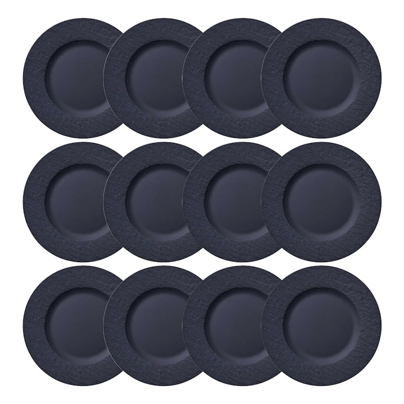 Manufacture Rock Sidetallerken 22 cm 12-pak