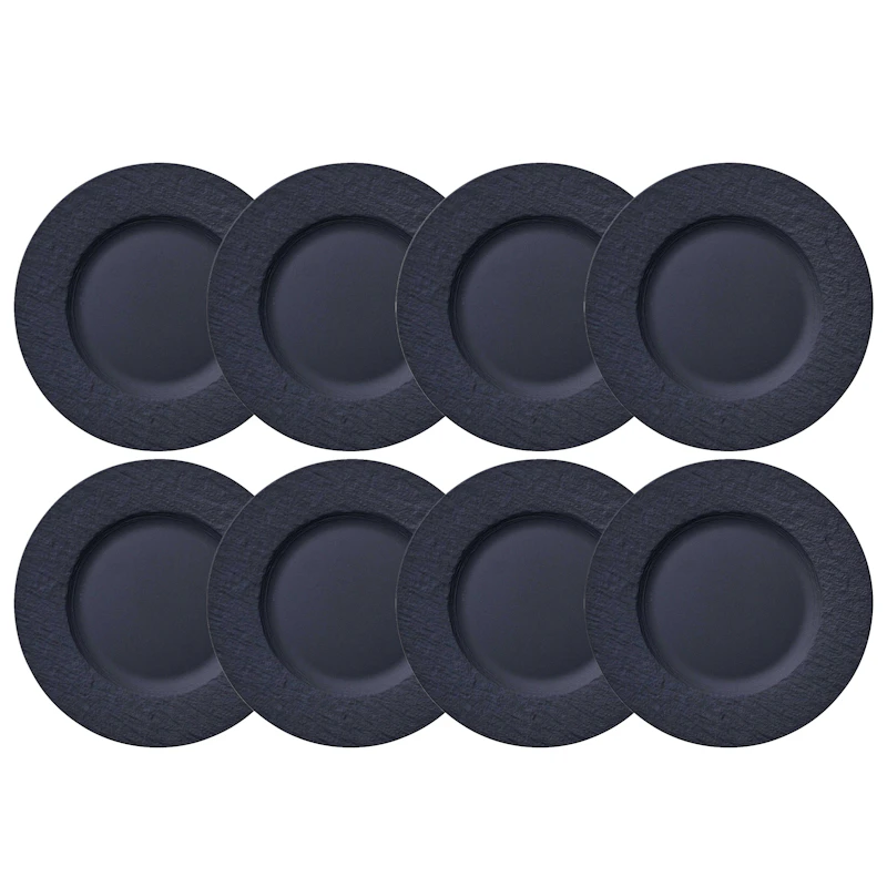 Manufacture Rock Sidetallerken 22 cm 8-pak
