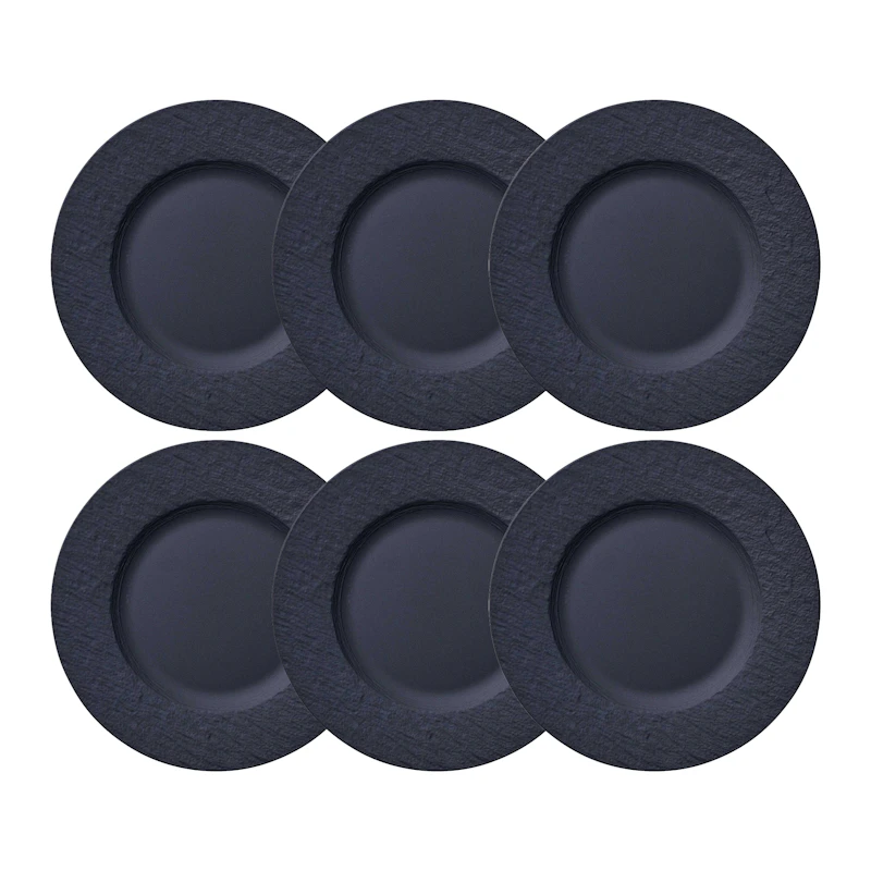Manufacture Rock Sidetallerken 22 cm 6-pak