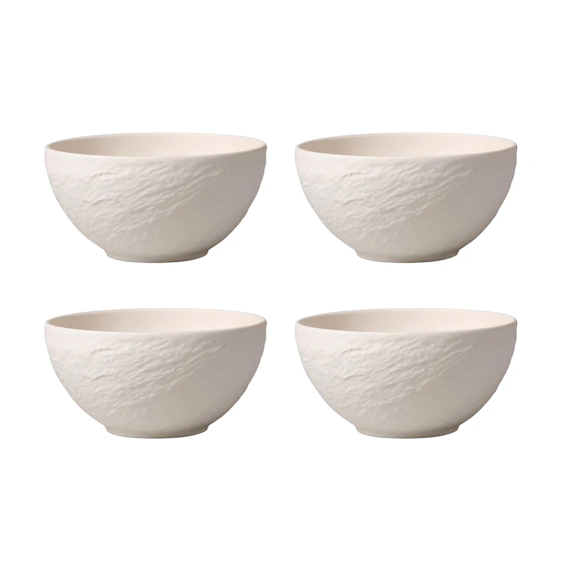 Manufacture Rock Skål 14 cm 4-pak, Hvid