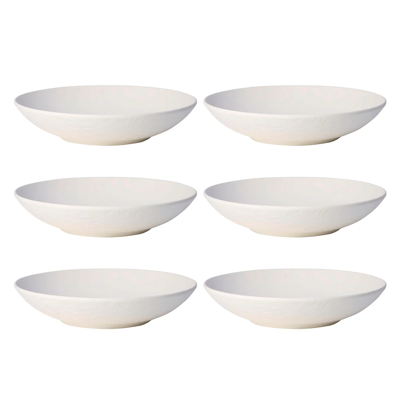 Manufacture Rock Skål 24 cm 6-pak, Hvid