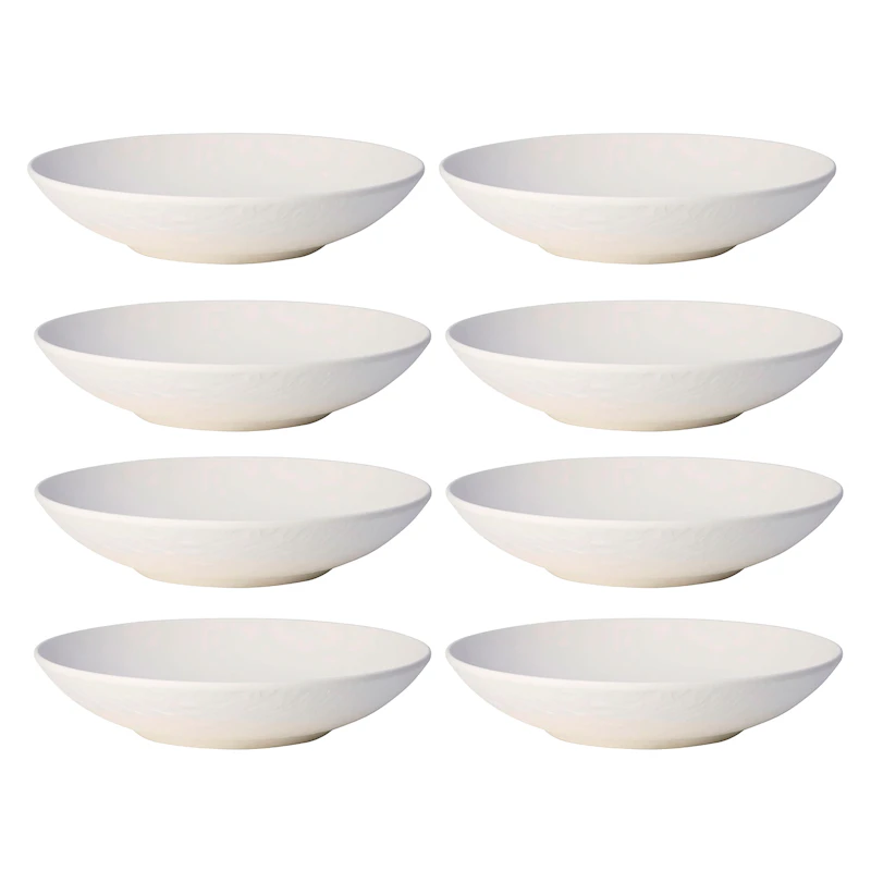 Manufacture Rock Skål 24 cm 8-pak, Hvid