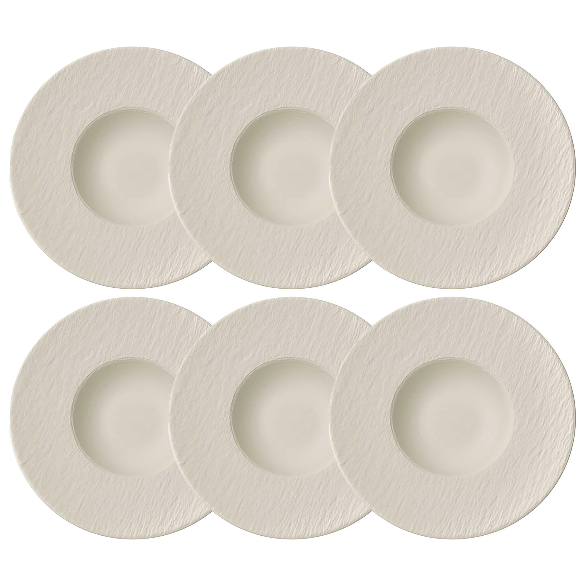 Villeroy & Boch - Dybe tallerkner Porcel&aelig;n Hvid - 10-4240-2790X6