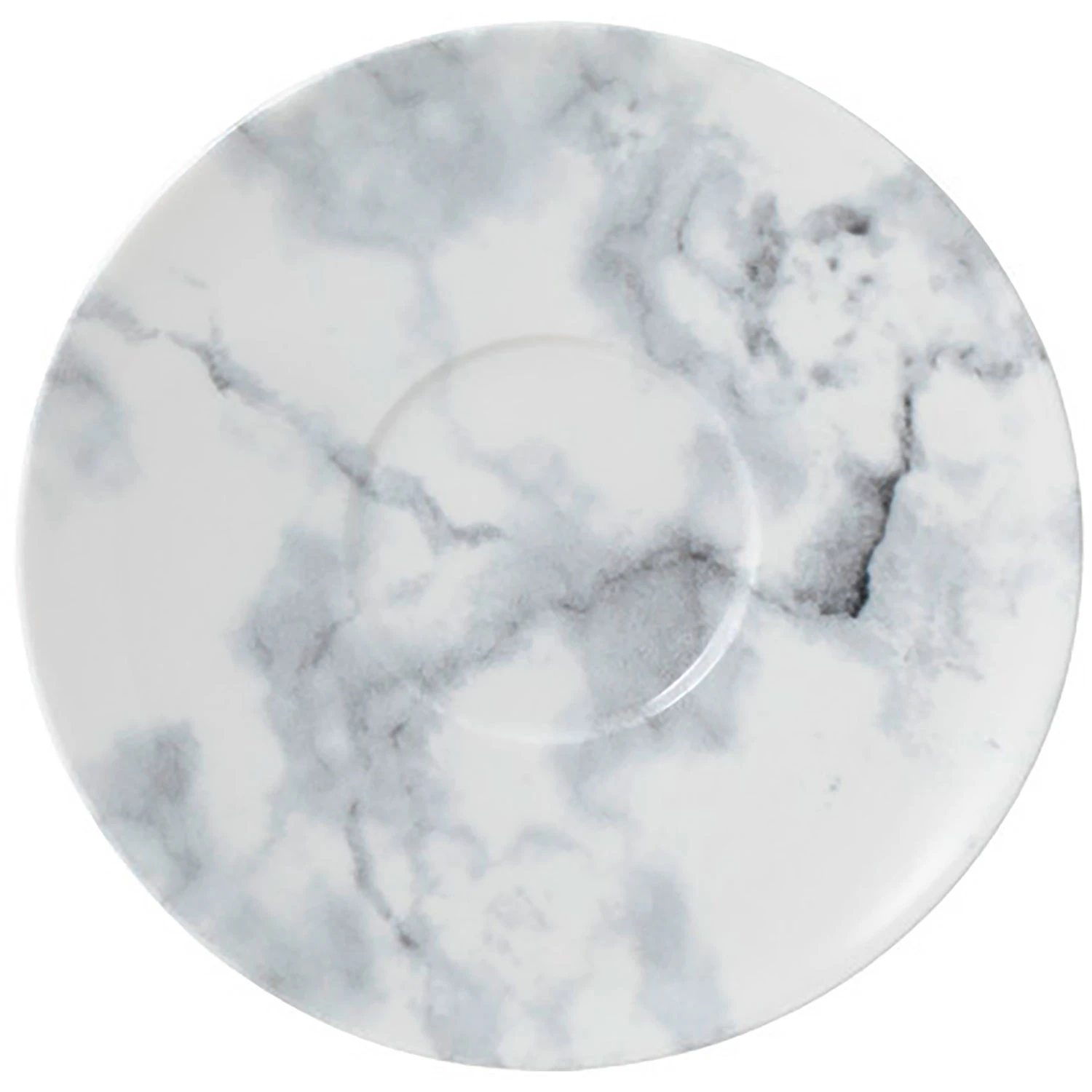 Villeroy & Boch Marmory Kaffeunderkop 16 Cm Hvid - Kagetallerken & Desserttallerken Porcel&aelig;n Gr&aring; - 19-5163-1311