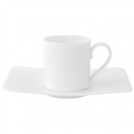 Villeroy & Boch Modern Grace Espressokop Med Underkop - Espressokopper Benporcel&aelig;n Hvid - 36630 + 36631