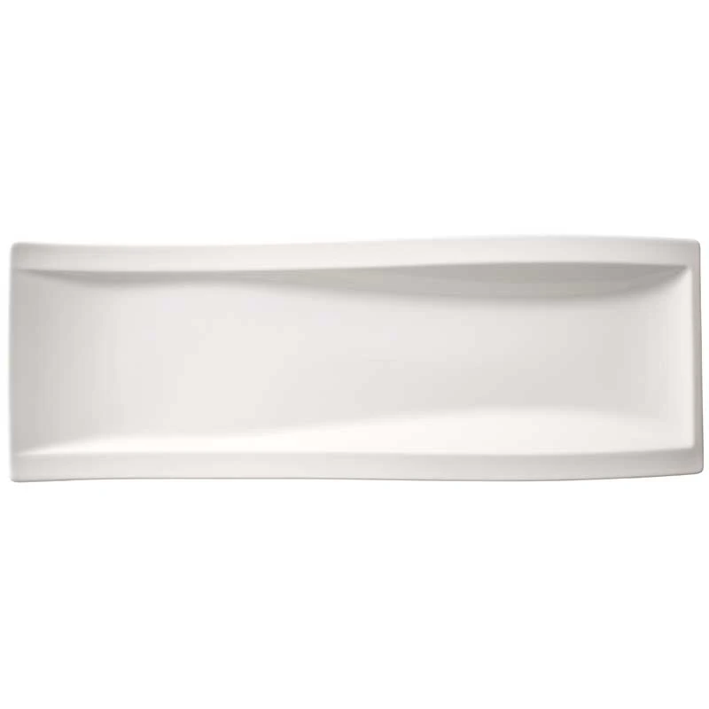 Villeroy & Boch New Wave Antipasti Tallerken 42x15cm - Middagstallerkner Porcel&aelig;n Hvid - 1025252596