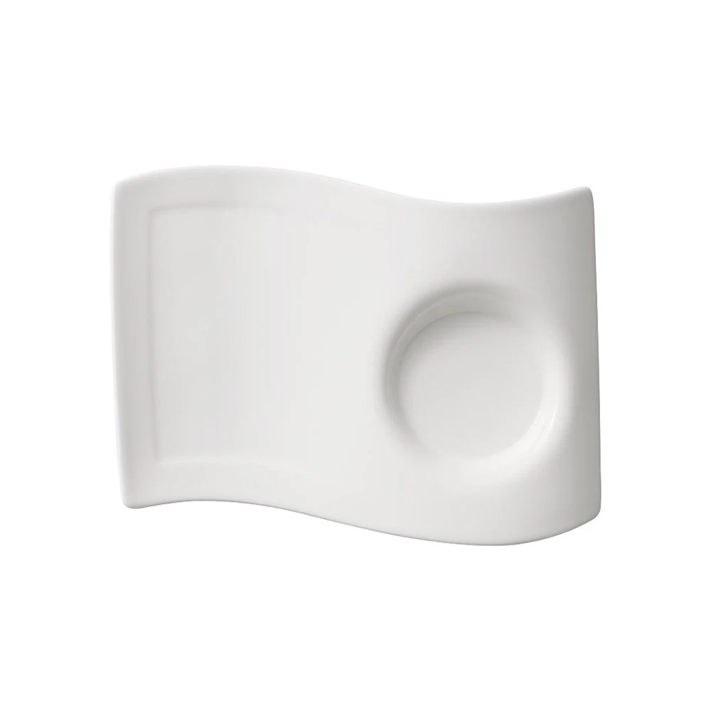 Villeroy & Boch New Wave Caffe Party Plate Med. 20x14cm - Asietter Porcel&aelig;n Hvid - 1024842832