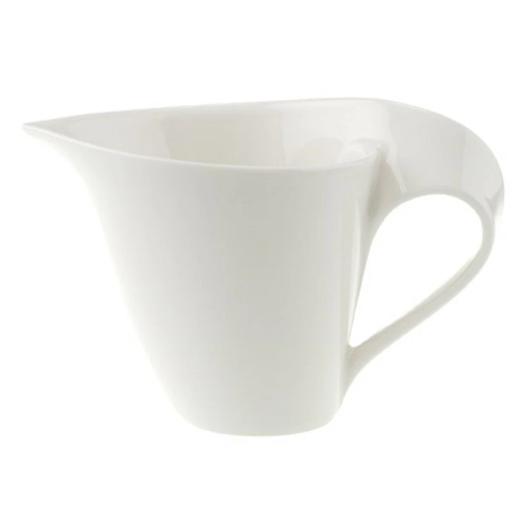 Villeroy & Boch New Wave Fl&oslash;dekande 6 Pers. 0,20l - M&aelig;lkekander Hvid - 1025250780