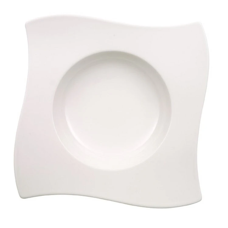 Villeroy & Boch New Wave Tallerken Dyb 24cm - Dybe tallerkner Porcel&aelig;n Hvid - 1025252709