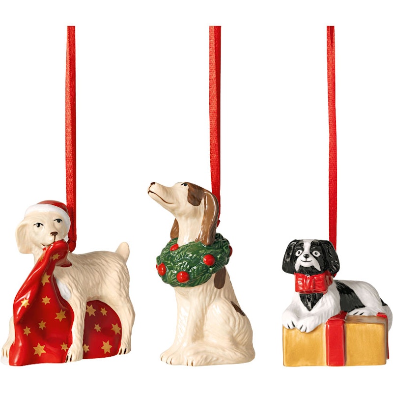 Nostalgic Dekoration Dogs 3-pak