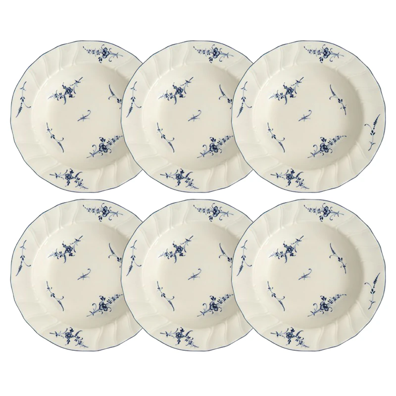 Old Luxembourg Dyb Tallerken 23 cm 6-pak