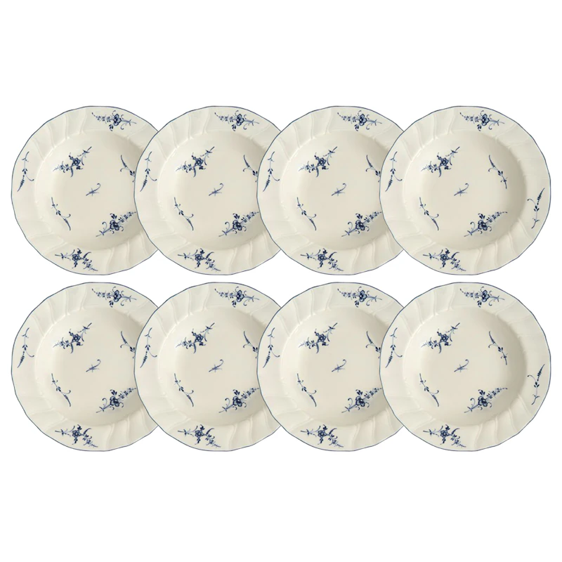 Old Luxembourg Dyb Tallerken 23 cm 8-pak
