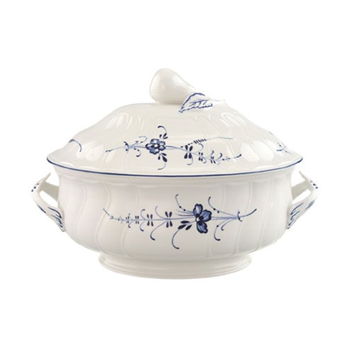Villeroy & Boch Old Luxembourg Suppeterrin Oval 2,70l - Suppeterriner Porcel&aelig;n Hvid - 1023412360