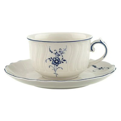 Villeroy & Boch Old Luxembourg Tekop Og Underkop - Tekopper Porcel&aelig;n Hvid - 1023411260