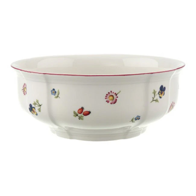 Villeroy & Boch Petite Fleur Salat Salatsk&aring;l 21cm - Salatsk&aring;le Porcel&aelig;n Hvid - 1023953170