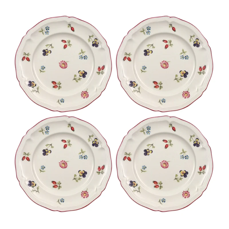 Petite Fleur Tallerken 21 cm 4-pak