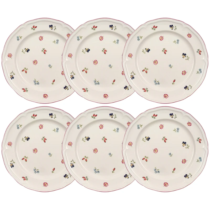 Petite Fleur Tallerken 26 cm 6-pak