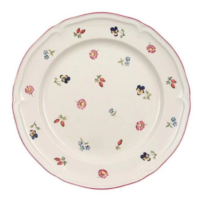 Villeroy & Boch Petite Fleur Tallerken Flad 26cm - Middagstallerkner Porcel&aelig;n Hvid - 1023952620
