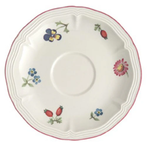 Villeroy & Boch Petite Fleur Underkop Espressokop 13cm - Kagetallerken & Desserttallerken Porcel&aelig;n Hvid - 1023951430