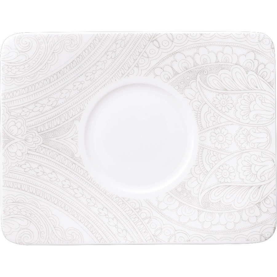 Villeroy & Boch Quinsai Garden Kaffeunderkop - Kagetallerken & Desserttallerken Benporcel&aelig;n Hvid - 1043801310