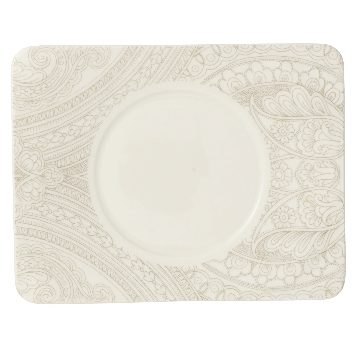 Villeroy & Boch Quinsai Garden Underkop - Kagetallerken & Desserttallerken Benporcel&aelig;n Hvid - 1043801280