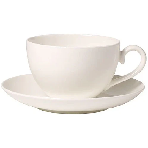 Villeroy & Boch Royal Kaffekop Med Underkop L - Kaffekopper Benporcel&aelig;n Hvid - 388351-47205