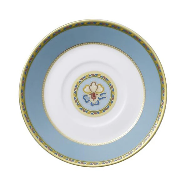 Villeroy & Boch Samarkand Aquamarin Espressofat 12cm - Kagetallerken & Desserttallerken Bl&aring; - 1047301430