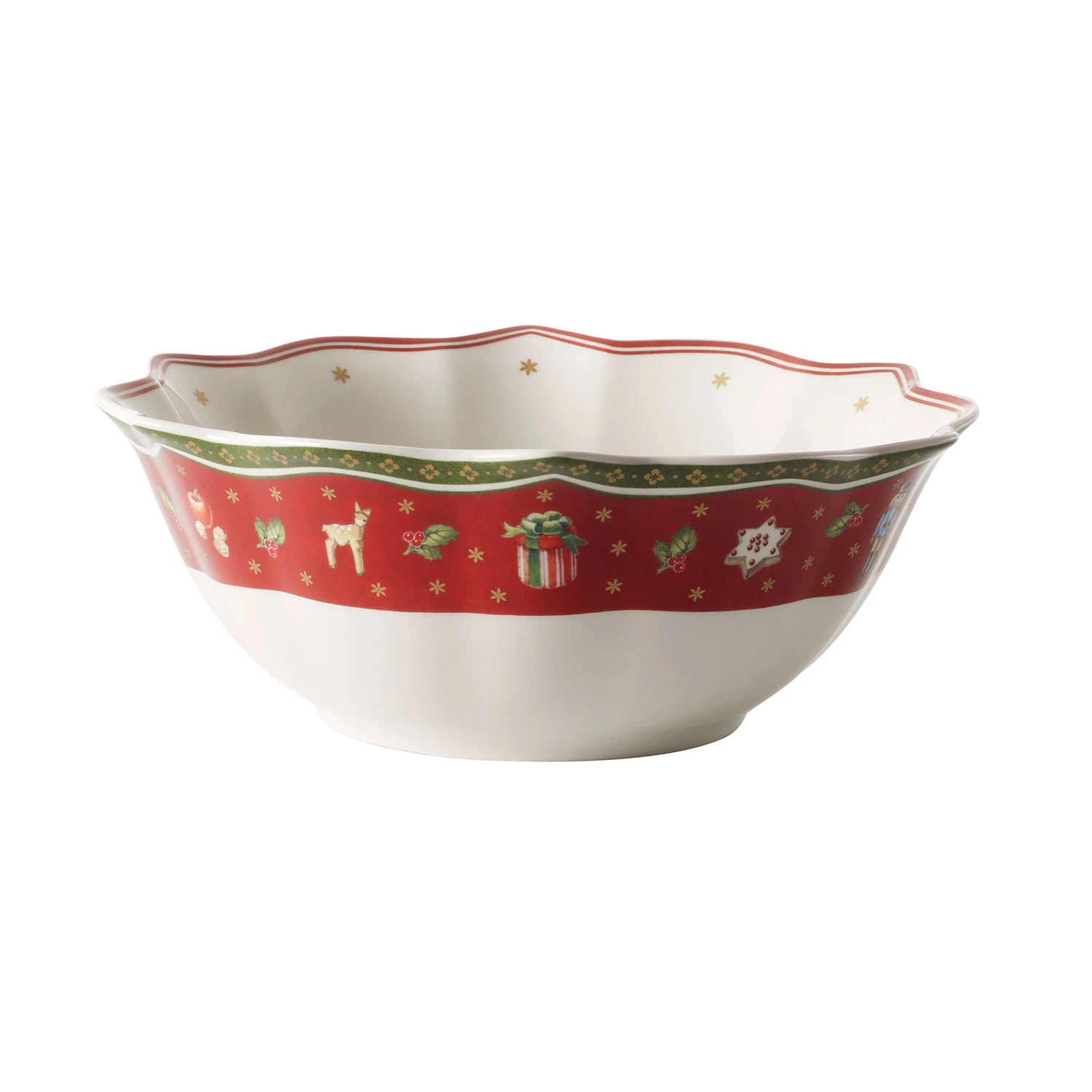 Villeroy & Boch Toy's Delight Sk&aring;l 75 Cl - Julesk&aring;le Porcel&aelig;n Hvid - 14-8585-1900