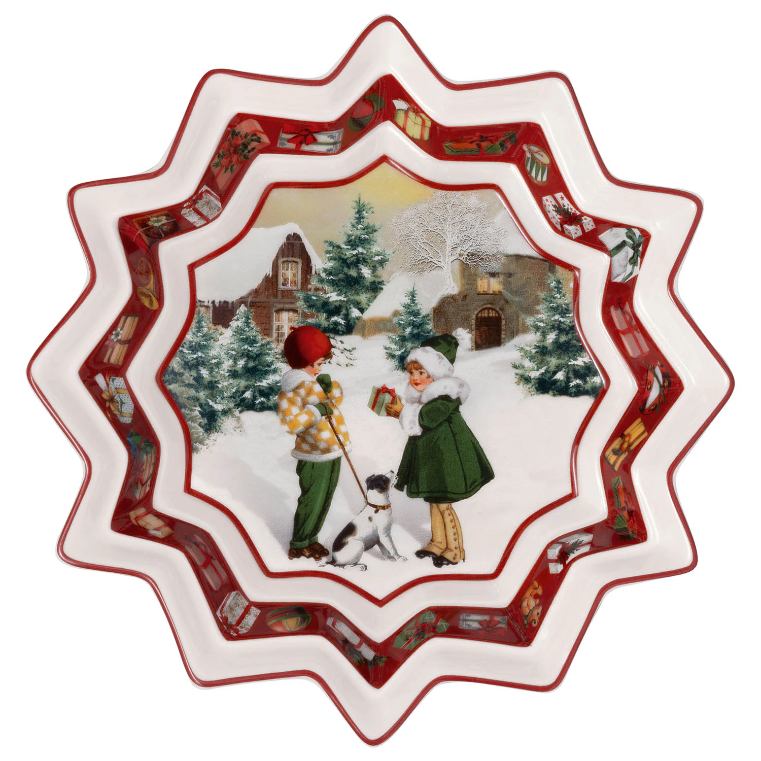 Villeroy & Boch Toy's Fantasy Lille Sk&aring;l Overraskelsesfarvet - Julesk&aring;le Porcel&aelig;n Multi - 1483323714