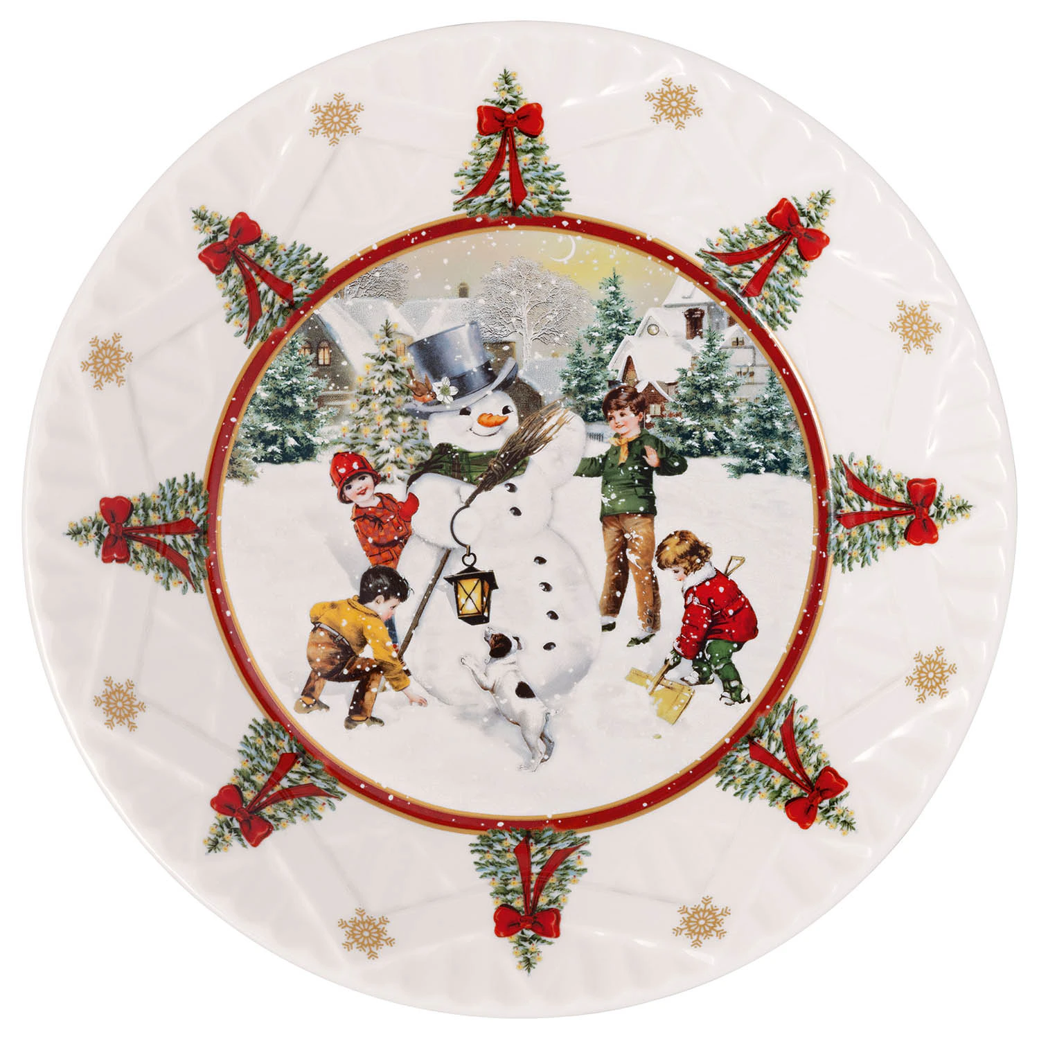 Villeroy & Boch Toy's Fantasy Stor Sk&aring;l Snemandsfarvet - Julesk&aring;le Porcel&aelig;n Multi - 1483323660