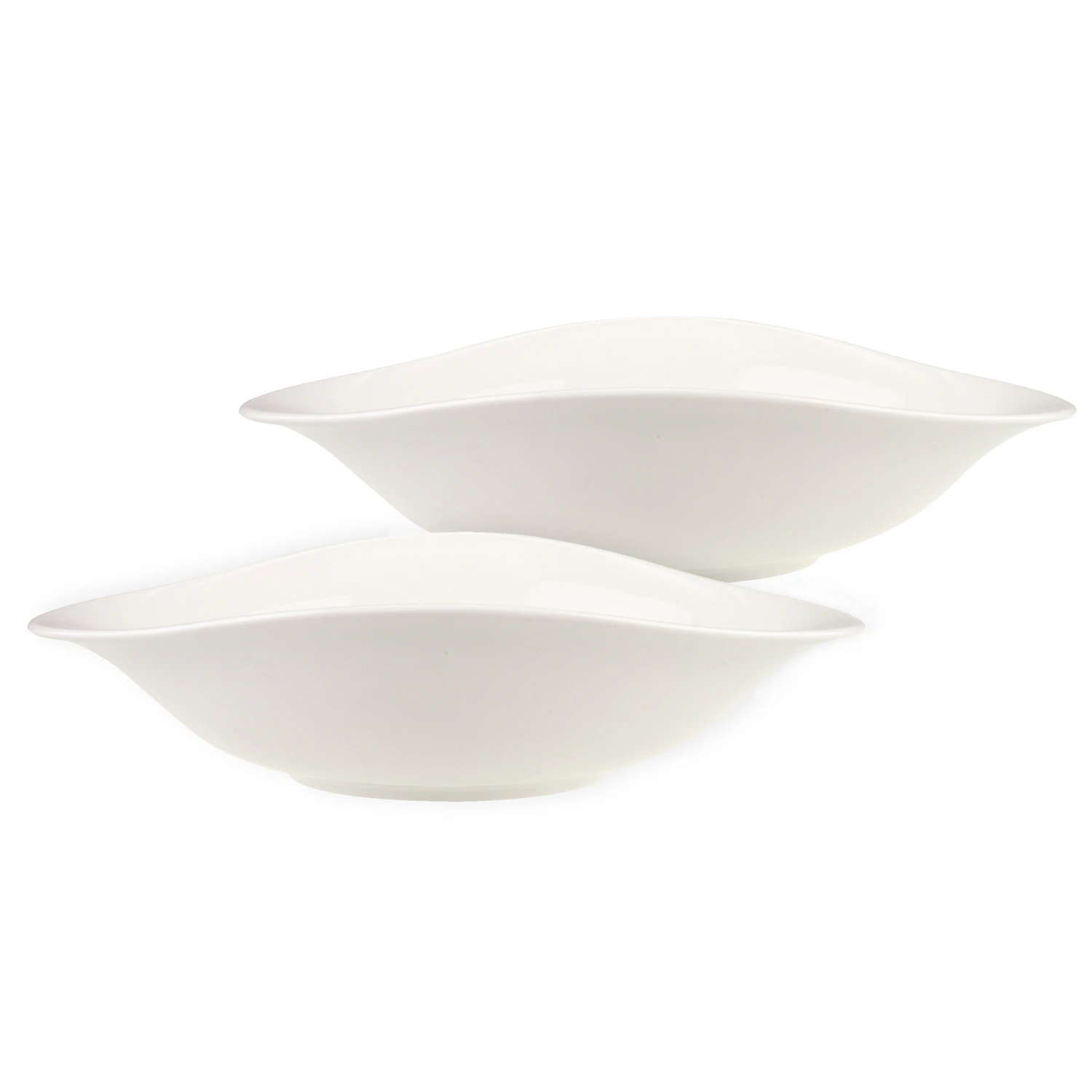 Villeroy & Boch Vapiano Pasta Bowl 2 Pieces - Dybe tallerkner Porcel&aelig;n Hvid - 10-4257-8472