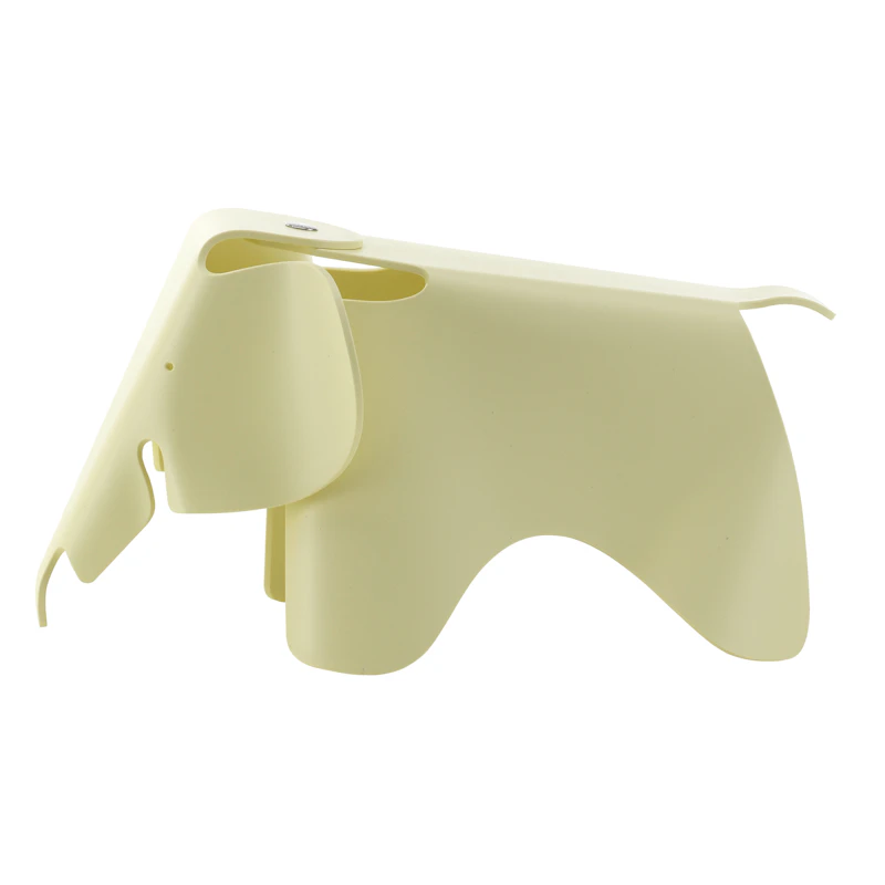 Eames Elephant Taburet Lille, Canary