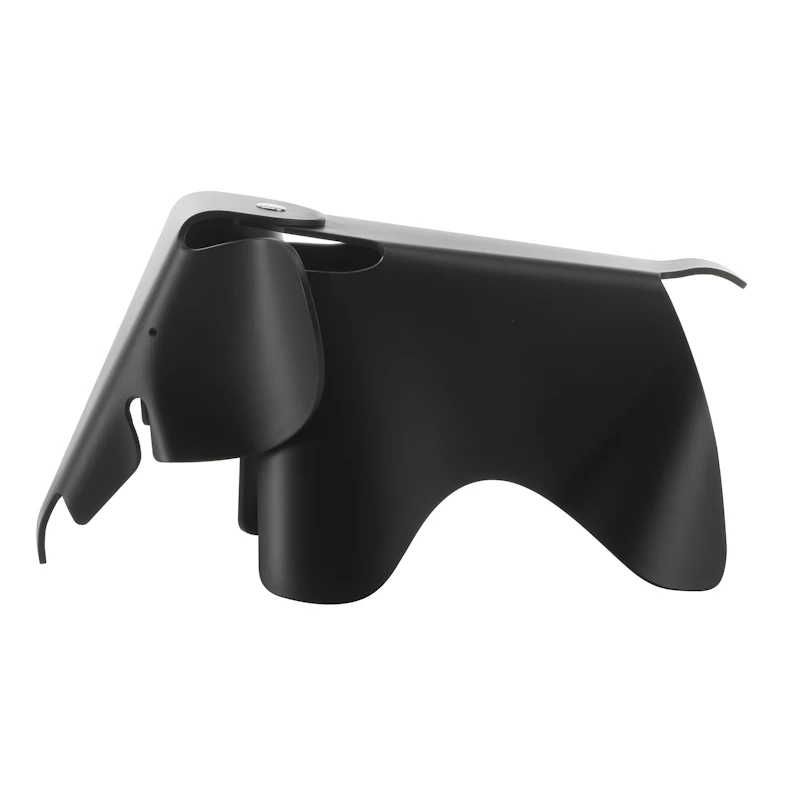 Eames Elephant Taburet Lille, Deep Black