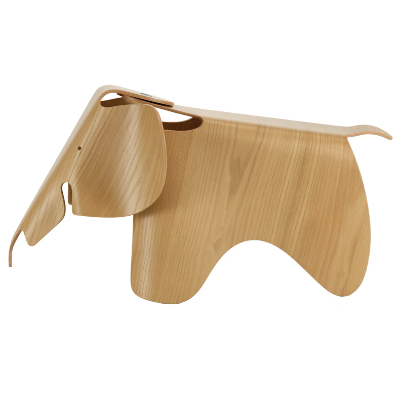 Eames Elephant Taburet Stor, Krydsfiner Kastanje
