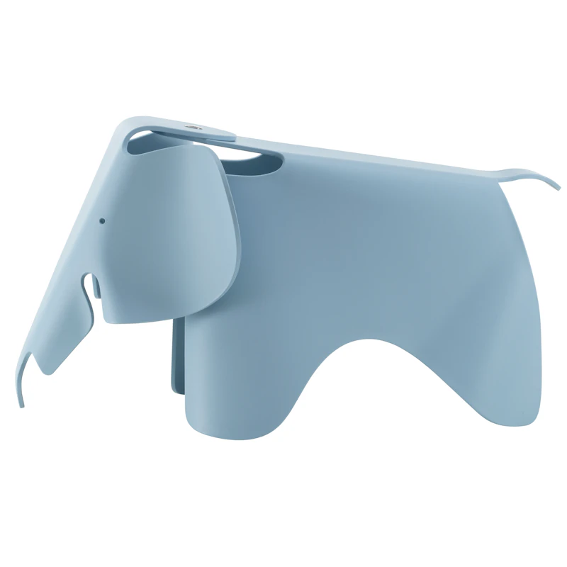 Eames Elephant Taburet Stor, Sky Blue