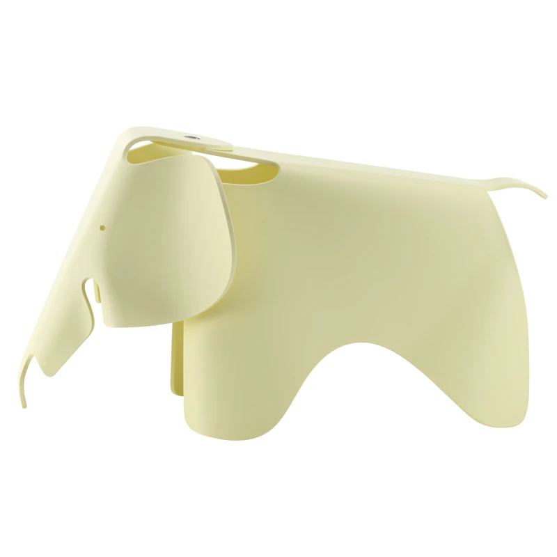 Eames Elephant Taburet Stor, Canary