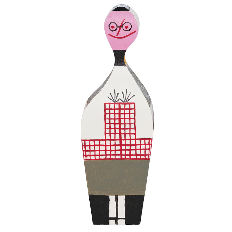 Wooden Doll Træfigur, No.8