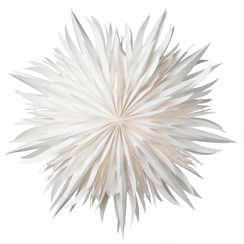 Fiery Christmas Star 52 cm, White