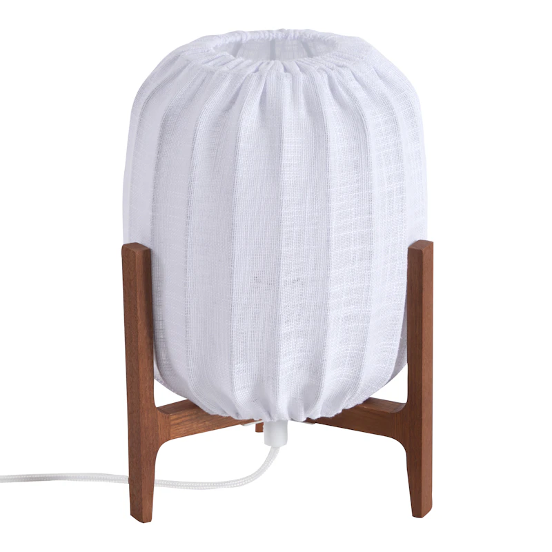 Prisma Mini Bordlampe, Mørk Ask / Hvid